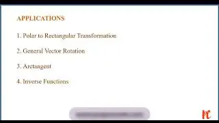 Conclusion - CORDIC
