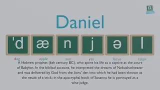 How to pronounce Daniel ?