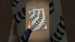 Wavy doodle tutorial 😻 Day 51 #shorts #doodlewithnadia #art #doodle