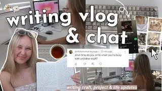 let's write & talk about writing 🍒⭐ answering your questions about craft, my projects & publishing