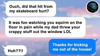 【Apple】My son hits me with a skateboard, hubby throws me out. But guess who has the last laugh?