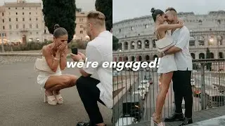HE PROPOSED IN ITALY! WE'RE ENGAGED!!