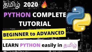 தமிழ் | Basic Python for beginners😎 | Beginner to Advance Complete guide | learn python in tamil