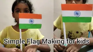 Simple Flag making technique for kids|DIY Flag making