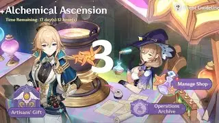 Genshin Impact Full Event: Alchemical Ascension Day 3: Part 2 Event Ending