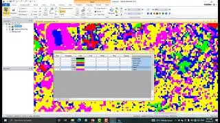 Unsuppervised image clasification in ERDAS Imagine