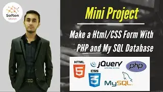 How to make a HTML/CSS form using PHP and MySQL Database | Design a HTML/CSS form |  Mini Project