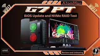 LIVE: PART 2 - New BIOS released today for Minisforum G7 PT to enable NVMe RAID!!! Let's test it!
