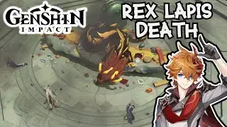 GEO ARCHON REX LAPIS DEATH GENSHIN IMPACT