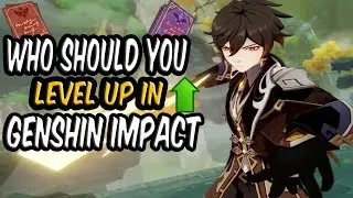 BEST CHARACTERS IN GENSHIN IMPACT TO LEVEL UP!!