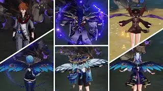 ¡¡6 DPS con artefactos EMBLEMA!! ¡Exhibición de 7 F2P DPS! [Impacto Genshin]