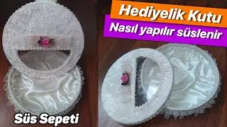 Hediyelik Kutu Nasıl Yapılır | Kutu Süsleme