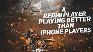 A REDMI PLAYER PLAYING BETTER THAN IPHONE PLAYERS | SCARLET GAMING