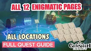 3 CHESTS! All Fontaine Enigmatic Pages | World Quest Guide Genshin Impact