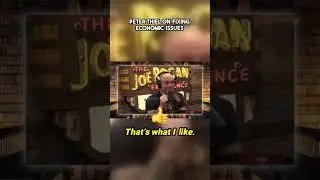 Is Peter Thiel the Answer to All Our Economic Problems? 🤔💸 #joerogan #shorts