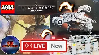 LIVE #5: Building RAZOR CREST UCS and chatting with CrispBricks! (Star Wars LEGO)