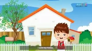 Hello Felix | Conversation Unit 28: My House - Learning english for kids