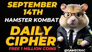 Hamster Kombat Daily Cipher For Today September 14th