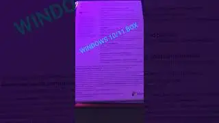 ЧТО В КОРОБКЕ ОТ WINDOWS 10/11 PRO #WINDOWSBOX #BOX #windows11 #windows10 #unboxing