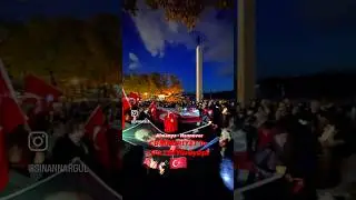 Yaşasın CUMHURİYET! 🇹🇷 Almanya / Hannover 100.Yıl Yürüşü 🎉 #almanya  #cumhuriyet #shorts #yürüyüş