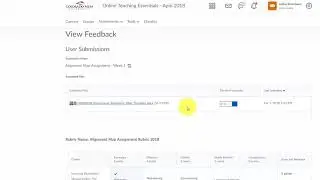 Viewing Feedback on Assignments with Turnitin Feedback Studio