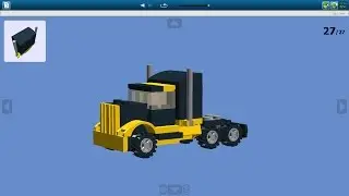 Как сделать мини тягач из Lego [Версия #2] / How to make a mini track out of Lego [Version #2]