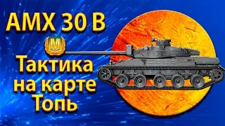 AMX-30 B -  positions and tactics MT on the map Slough