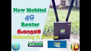 New Mobitel 4G wifi Router Review in sinhala