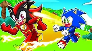 SONIC Y SHADOW SE CONVIERTEN en FLASH en ROBLOX!
