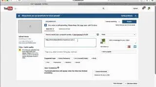 How to Upload Your Screenflow Video to Youtube