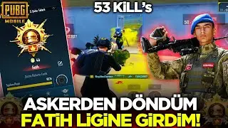 FATİH LİGİNİ DE, YARGI DAĞITMAYI DA ÖZLEMİŞİM! 53 Kill's En iyi 2 Maç / PUBG Mobile Gameplay