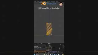 How to Design Realistic Rope in Blender | Blender Tutorial #shorts  #blender