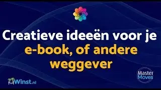Creatieve ideeën voor je e book of andere weggever
