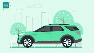 After Effects Basics #03 -  Car Wheel Auto Drive