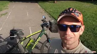 Тестирую электро велосипед. Трюки по воде в вейк парке.