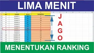 JAGO EXCEL | MENENTUKAN RANKING