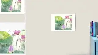 The Elegance of a Lotus Bloom - Art Print