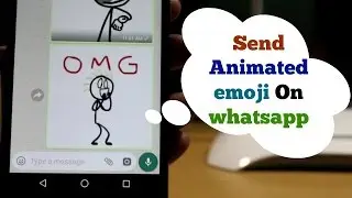 How to send animated emoji on Whatsapp