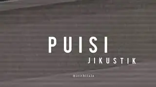 Puisi - Jikustik (Lyrics)