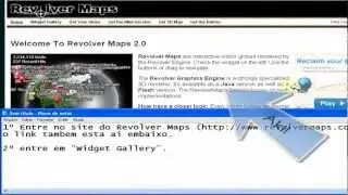 Como colocar o Revolver Maps no Seu Site, Blog ou MySapace [HD]