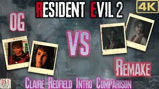 Resident Evil 2 OG vs Remake – Claire Redfield’s Opening Scene Comparison 🔥