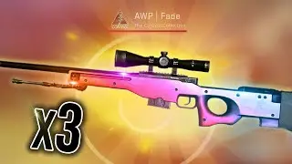 So i did 3x AWP Fade trade-ups.