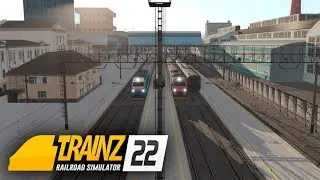 Движение поездов на вокзале Ростов-Главный | Trainz 22