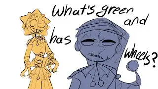 What's green and has wheels? | Sun and Moon