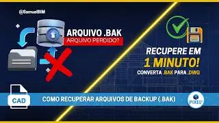 🔥 How to recover backup files (.BAK) in AutoCAD