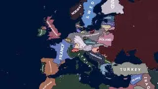 What if Germany was Disunited? | Hoi4 Timelapse