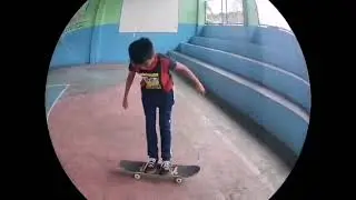 My cousin's first trick