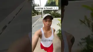 running in hawaii 🏃🏻‍♂️💨