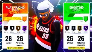 *NEW* UPDATED BEST PLAYMAKING SHOT CREATOR SHOOTING & PLAYMAKING BADGES IN NBA 2K22!