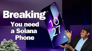 Breaking, You need a Solana phone. Long live, Solana.